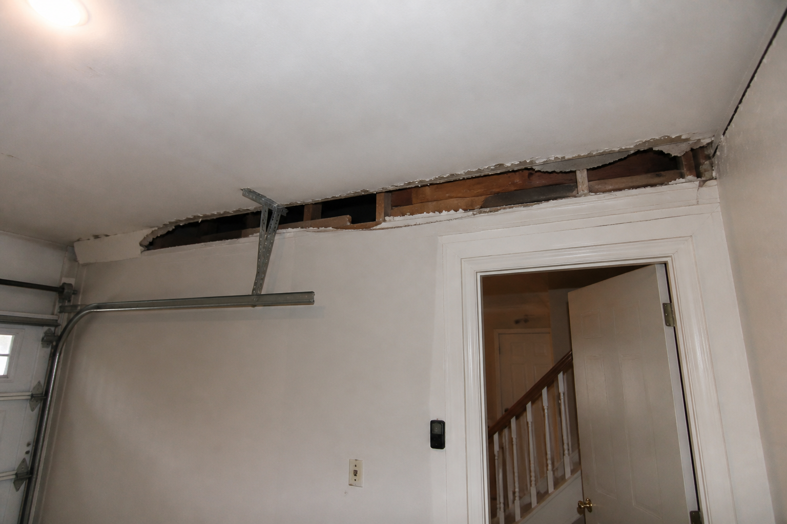 Garage separation detail used for documentation training