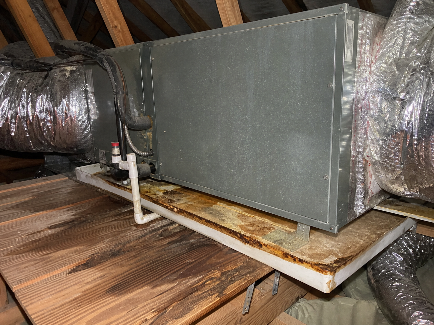 HVAC condensate condition used as a training example